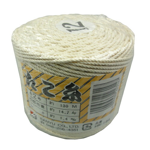 Rakuten - 【6ヶ月保証付】たこ糸玉巻#12 三友産業 HR-184 130M 強い結束力です。調理用・工芸・手芸用。 BFJ1025194