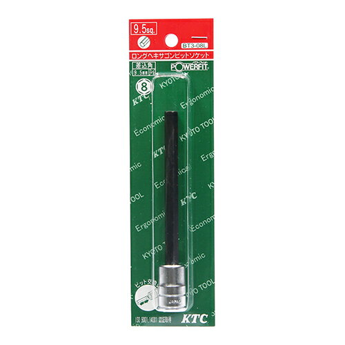 樂天商城 - ロングヘキサゴンソケット KTC BT3-08L-S リペアキットにより、先端ビットの交換が可能です。六角穴付ボルト(キャップスクリュー)を締緩する為のレンチ。 BFJ1042151
