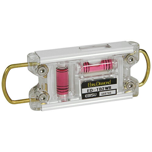 トビレベル2 ホワイト エビス ED-TB2WR 大型シャックルがスピーディーに動きます。足場組立などでの、水平・垂直の測定。 BFJ1026654