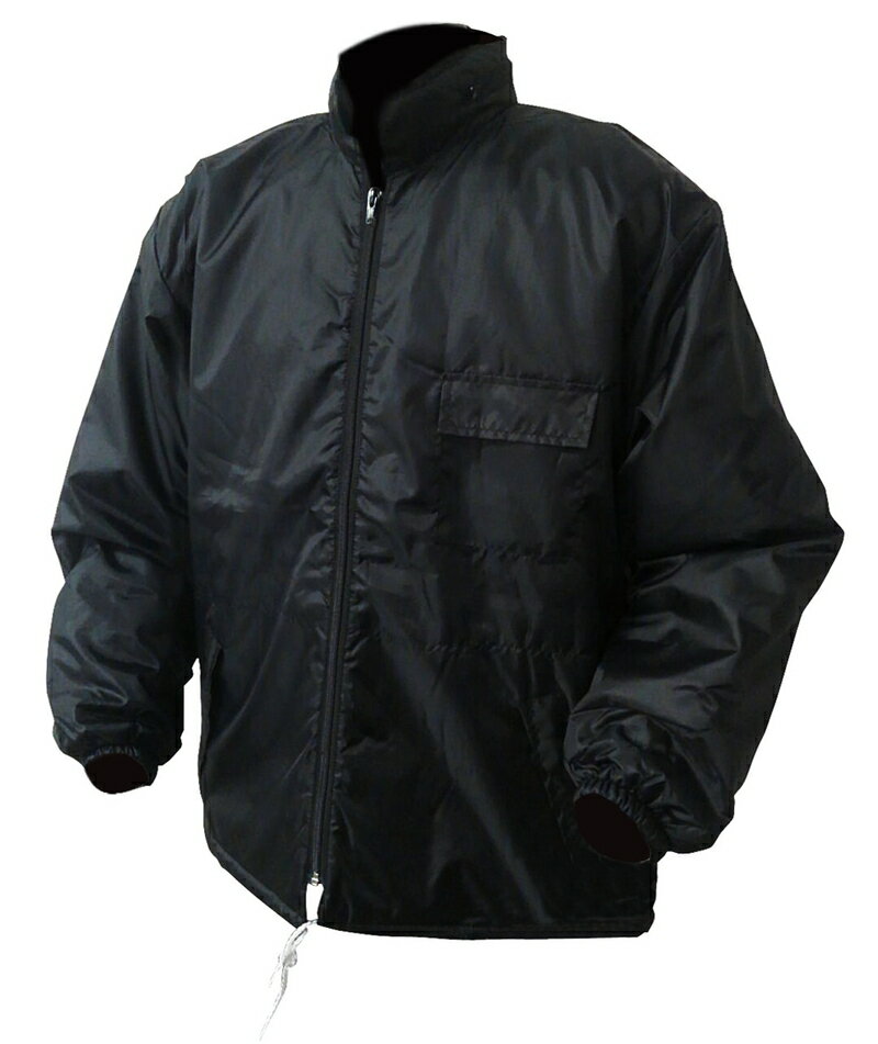 ウインドブレーカー レディース メンズ ヤッケ 防寒 防風 通勤 通学 ブラック 黒 シンプル 上着 前開き ポケット付き 撥水 絞り紐 絞りひも 梅雨 オールキルトヤッケ 収納フード付 bkt1017791(4.0)