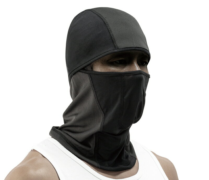 最大2000円OFFクーポン配布中 12/25(木)00:00〜 バラクラバ ブラック 黒 クール 冷感 メンズ UV98%カット 紫外線対策 UVカット 水分吸収 冬山 保温 レディース 男女兼用 おしゃれ シンプル おすすめ 被り物 衣服 帽子 bkt1017859