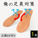 【ボーナスSALE開催中】24~28cm対応 素足の千里浜 プリマインゾーラ 1足 2枚 紳士用 土踏まず付き インソール 抗菌 防臭 殺菌 消臭 中敷き 足臭...