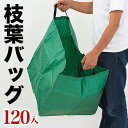 【18日限定 P2倍】枝葉バッグ#90(入数120)45×45×45cm 120入 落葉拾い 落葉集め 落葉 枝広い 庭掃除 造園作業 農作業 折りたたみ可能 丈夫(4)