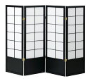 【期間限定ポイント2倍】 和風衝立4連 パーティション 仕切り 間仕切り パーテーション 衝立 パーティション 目隠し 和風 和室 折りたたみ 折り畳み 畳める...