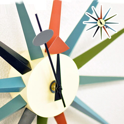 ジョージネルソンデザイン サンバーストクロックCL-08 ネルソン クロック リプロダクト商品 デザイン時計 壁掛け時計 壁時計 ウォールクロック 北欧 復刻 ...