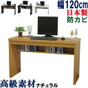 【極厚の天板】 パソコンデスク 国産 幅120 奥行45 パソコンラック 机 デスク スリム 薄型 PCラック テレワーク パソコン台 PCデスク 書斎机 学習...