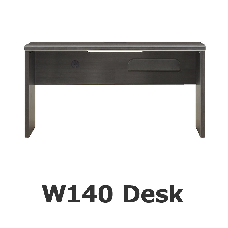 【楽天スーパーSALE 5%オフクーポン】 デスク パソコンデスク 学習机 PCデスク 幅140cm 配線収納付き コンセント付き 収納 机 木製 オフィスデス...