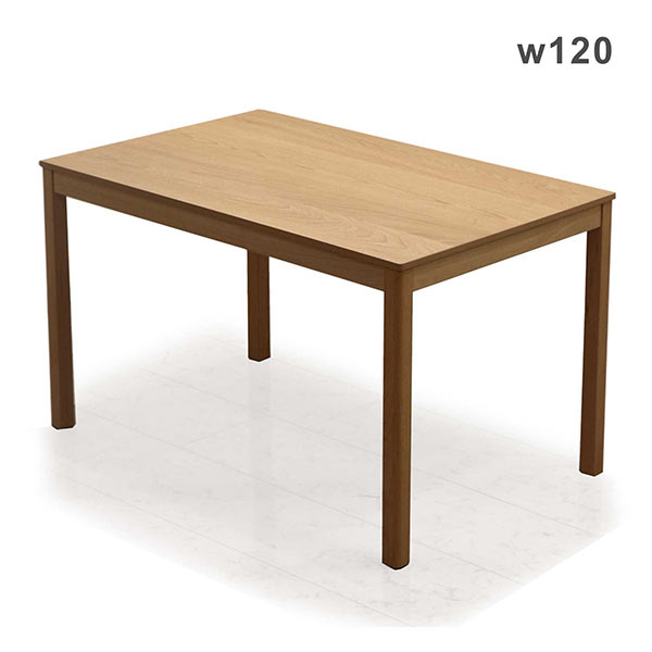 【エントリーでポイント10倍！】 テーブル ダイニングテーブル 120cm幅 4人掛け用 120×75 4人用 北欧テイスト 木目 食卓テーブル ビーチ材 木製 ナチュラル 木製テーブル 北欧 カフェ風 シンプル おしゃれ