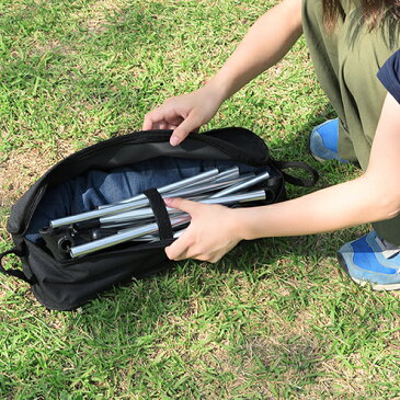 クイックハイチェア　ハイバックチェア　アウトドア用品　キャンプ　登山　釣り　野外フェス　運動会　BBQ　専用袋付