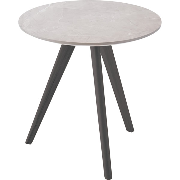 大理石調　大理石　韓国インテリア　シンプル　おしゃれ　スタイリッシュ　直径50cm　50×50　丸テーブル　テーブル　ラウンドテーブル　ダイニングテーブル　机　つくえ　食卓　韓国　北欧　ストーン　かわいい　コンパクト　グレー　灰色　ブラック　黒