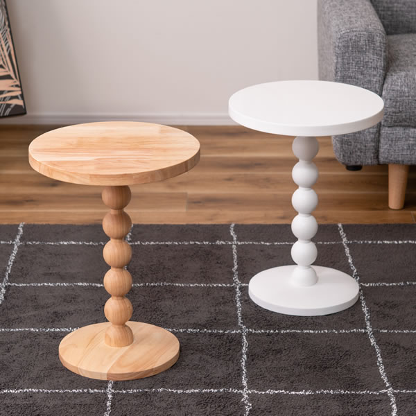 サイドテーブル　テーブル　球体　丸　ベッドサイドテーブル　おしゃれ　ナイトテーブル　ナチュラル　ホワイト　カジュアル　北欧　収納　ソファサイドテーブル　ベッド　パソコン　寝室　リビング