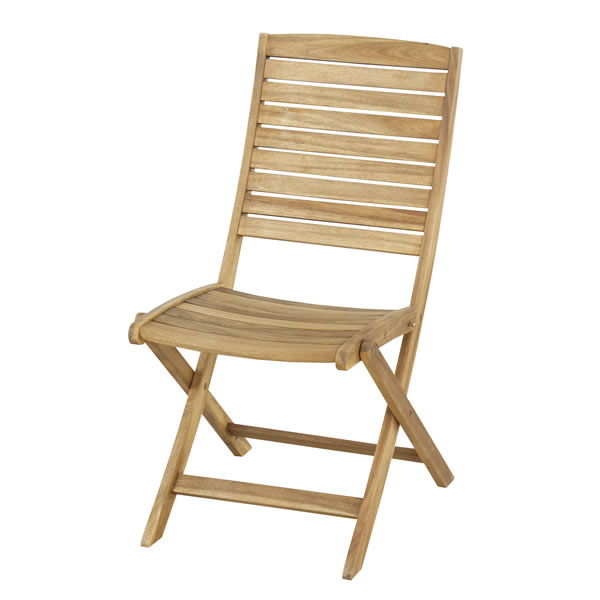 折りたたみチェア　アウトドア　パーティー　バーベキュー　ガーデン　キャンプ　BQQ　天然木アカシア　オイル仕上げ　※2脚購入はお値打ち♪