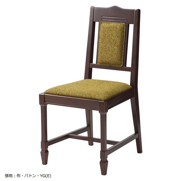 乐天商城 - 業務用　WOODENシリーズ　チェア　ダイニングチェア　アスコット　ダークブラウン　天然木ゴム材【表示価格は張地Aランク】