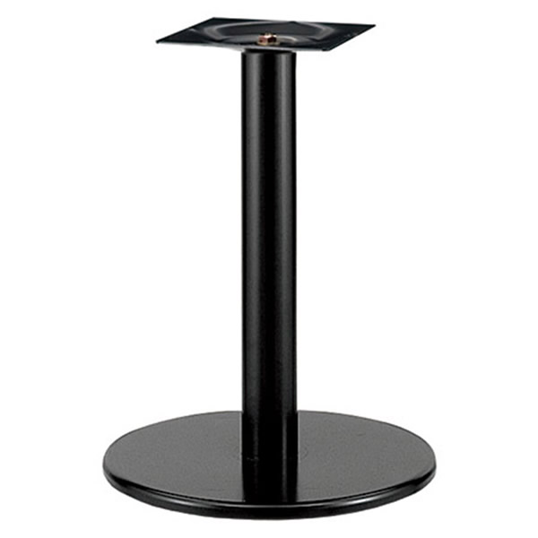 業務用TABLE LEGシリーズ 丸ベースタイプ BR-5 スチール丸ベース・黒塗装・シルバー塗装(ボルト方式)ポール76.3φ・天受240ロ Sサイズ Lサイズ アジャスター付 700mmまで選択 700mm以上は別途お見積り