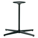 *業務用TABLE LEGシリーズ Xベースタイプ BX-1 スチールX脚・黒塗装・シルバー塗装(打込式)ポール38.1φ・天受280φ Sサイズ Lサイズ ア...
