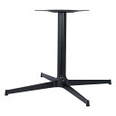 *業務用TABLE LEGシリーズ Xベースタイプ BX-24 アルミ鋳物X脚・黒塗装・シルバー塗装(ボルト方式)ポールS/L-60.5φ・W-76.3φ・黒塗...