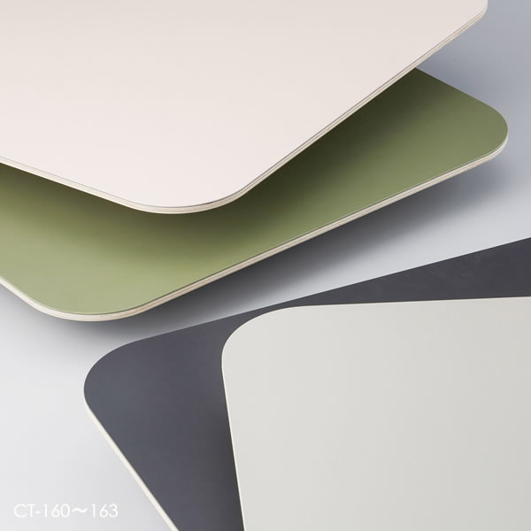 *業務用　TABLEシリーズ　天板　ファニチャーリノリウム・単色・木口・フィンランドバーチ合板・無塗装..