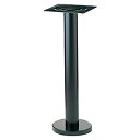 *業務用TABLE LEGシリーズ 埋込み・床面固定式(兼用)テーブル脚 FTB-1 脚部:ポール76.3φ・黒塗装・シルバー塗装 アンカーボルト固定式・天受2...