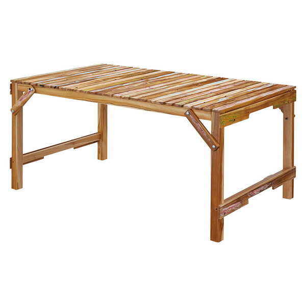 *業務用　テーブル　マイアミ　150cm幅　ダイニングテーブル　アウトドアテーブル　センターホール40φ..