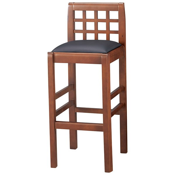 業務用　JAPANESEシリーズ　バーチェア　カウンターチェア　ハイチェア　讃岐S70　天然木ゴム材　ナチュラル　ブラウン　ブラック　既製品