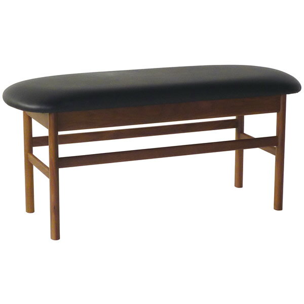 Kvist　クヴィスト　ベンチ　95cm　長椅子　ウォールナット無垢材　木製　シンプル　ベーシック　ブラ..