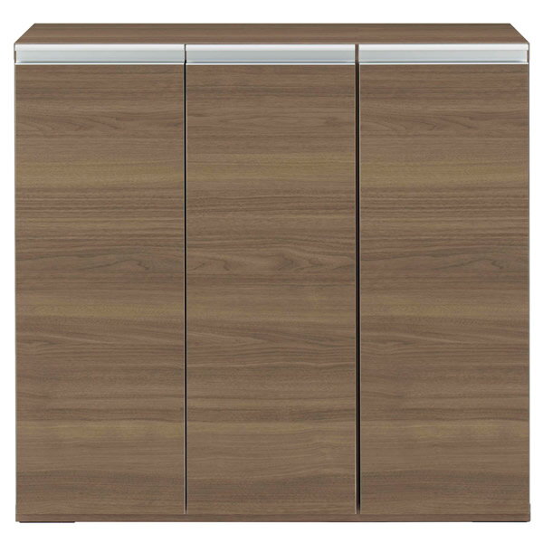 【LIVING & COUNTER　薄型リビング（カウンター下）収納)　幅約90cm】2色から選択！　キッチン収納　リ..