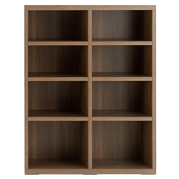 Rakuten - 【LIVING SHELF　リビングシェルフ　90cm幅】2色から選択！　組換え自在のシステムファニチャー！　棚オープン　オープンラック　LFD-90/リアルウォールナット　LFS-90/ホワイトウッド　日本製　完成品