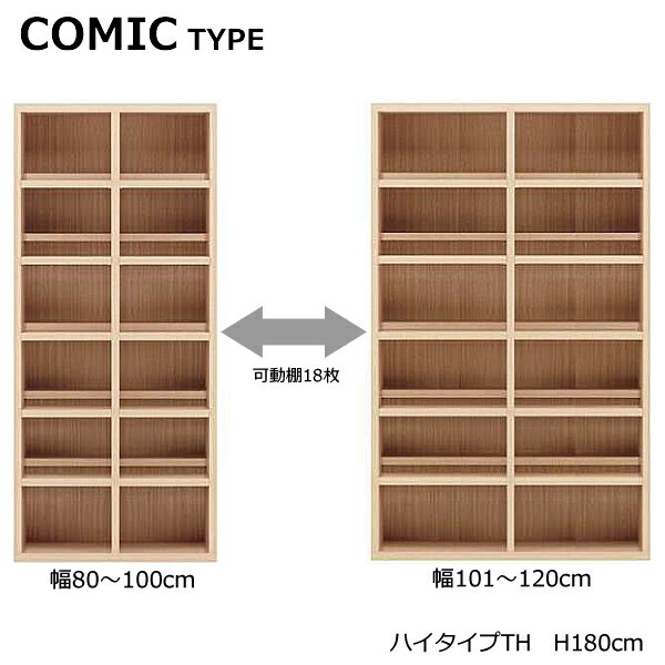 【STRONG SHELF　ストロングシェルフ　ハイタイプTH(高さ180cm)】4色から選択！　A4収納　オープンラッ..