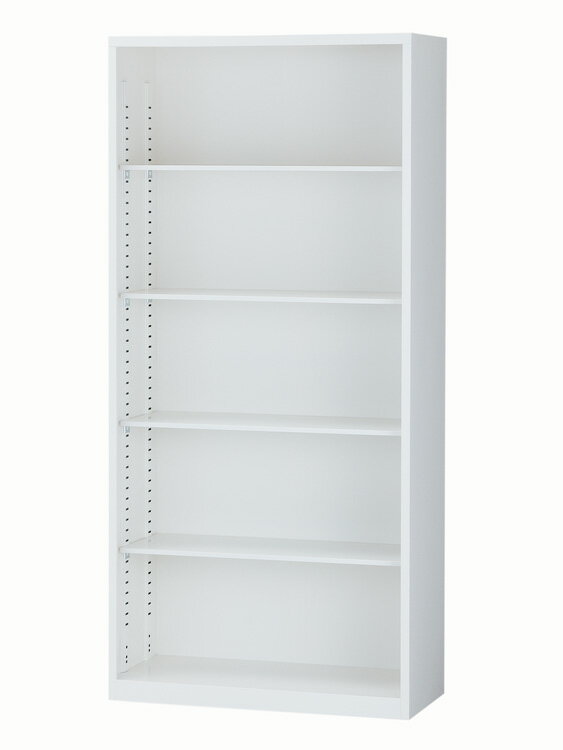 【楽天市場】オープン書庫 5段書庫 A4対応 完成品 スチール棚 書棚 ベース一体型 送料無料 W880xD380xH1860 ALZ-K36
