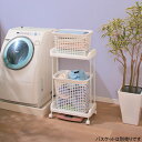 ランドリーワゴン キャスター 収納 2段 バスケットラック BTR-780 ランドリー 洗濯物 収納 脱衣所 衣類 アイリスオーヤマ 一人暮らし