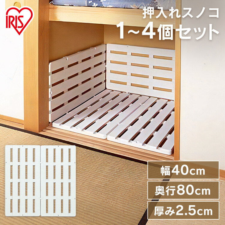 すのこ プラスチック 押入れ スノコ 2枚組み【選べるセット数】アイリスオーヤマ 家具 収納 衣替え 通気性 湿気 すのこマット スノコマット マット おしゃれ...