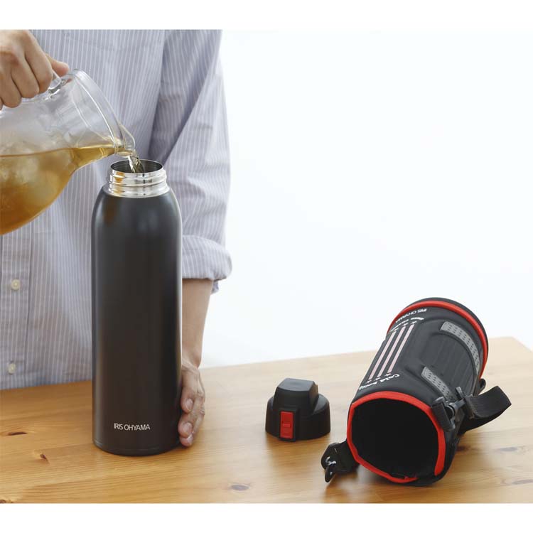 水筒 ステンレスケータイボトル ダイレクトボトル DB-1500 直飲み カバー付き 子供 スポーツ ダイレクト スポーツ 水筒 ステンレス すいとう マグボトル 保冷 直飲み ボトル マイボトル ステンレスボトル アイリスオーヤマ