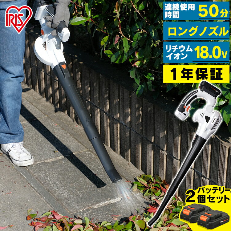 【バッテリー2個セット】ブロワー 充電式 送風機 ブロワ 18V 充電器付き 1年保証 コードレス  ...