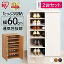 【2個セット】シューズラック スリム おしゃれ シューズボックス W60 SR-6035 下駄箱 靴入れ 玄関収納 省スペース おしゃれ シューズボックス下駄箱...