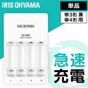 ビックキャパ リチャージ 専用急速充電器 BCR-QCMH ビックキャパリチャージ BIGCAPA recharge 専用充電器 電池充電 充電池 充電器 充電機器 急速 単品 電池別売り アイリスオーヤマ