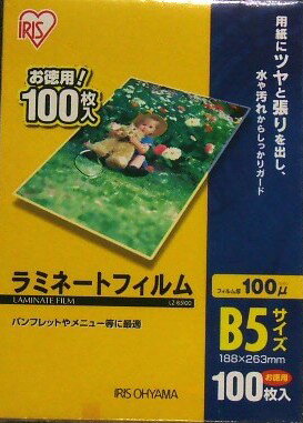 ��ߥ͡��ȥե���� B5������ LZ-B5100 100���� 100�� �ѥ����ե���� ��ߥ͡������ե���� �����ꥹ������� ��ߥ͡����������ꥹ ��ߥ͡����������ꥹ