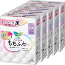 【5個セット】ナプキン 生理用品 羽つき ロリエ しあわせ素肌 もちふわfit 特に多い昼用 羽つき 26コ 25cm 花王 ロリエ 生理 生理用品 サニタリー...