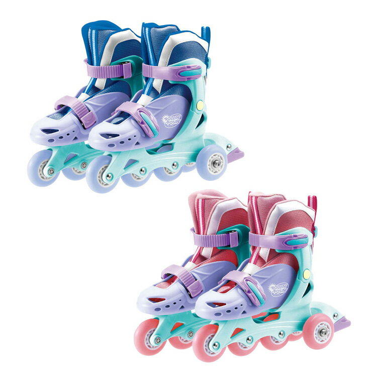 Rollin’ Posin’ Inline 196712 196713インライン スポーツ 補助輪 ブルー 外遊び 初心者 男の子 かっこいい マルカ株式会社 ブルー ピンク