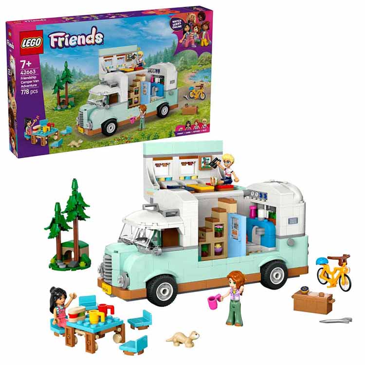 乐天商城 - ワクワク・キャンピングカー 42663おもちゃ 玩具 ブロック プレゼント 誕生日 クリスマス 小学生 のりもの LEGO LEGO FRIENDS