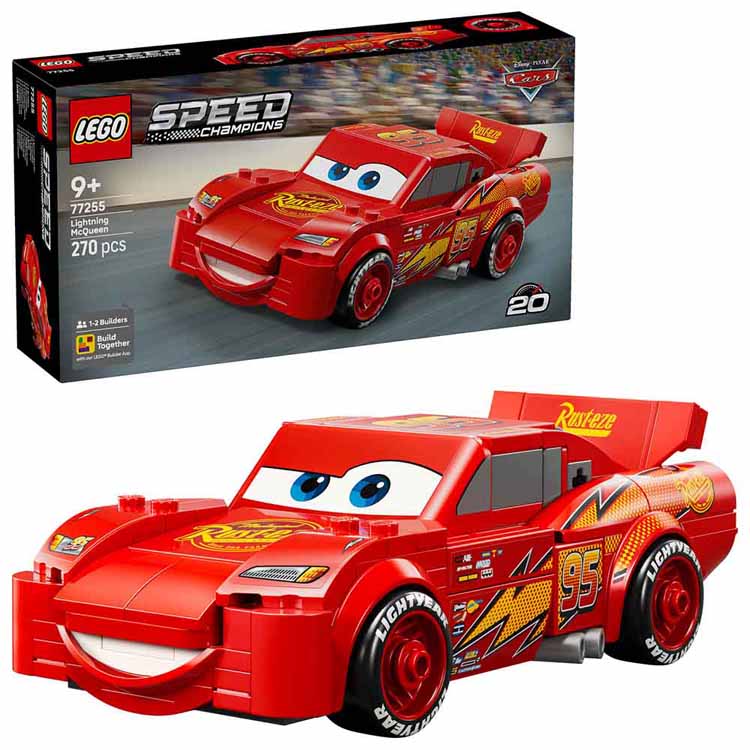 ライトニング・マックィーン 77255おもちゃ 玩具 ブロック プレゼント 誕生日 クリスマス 小学生 のりもの CARS カーズ SPEED CHAMPIONS