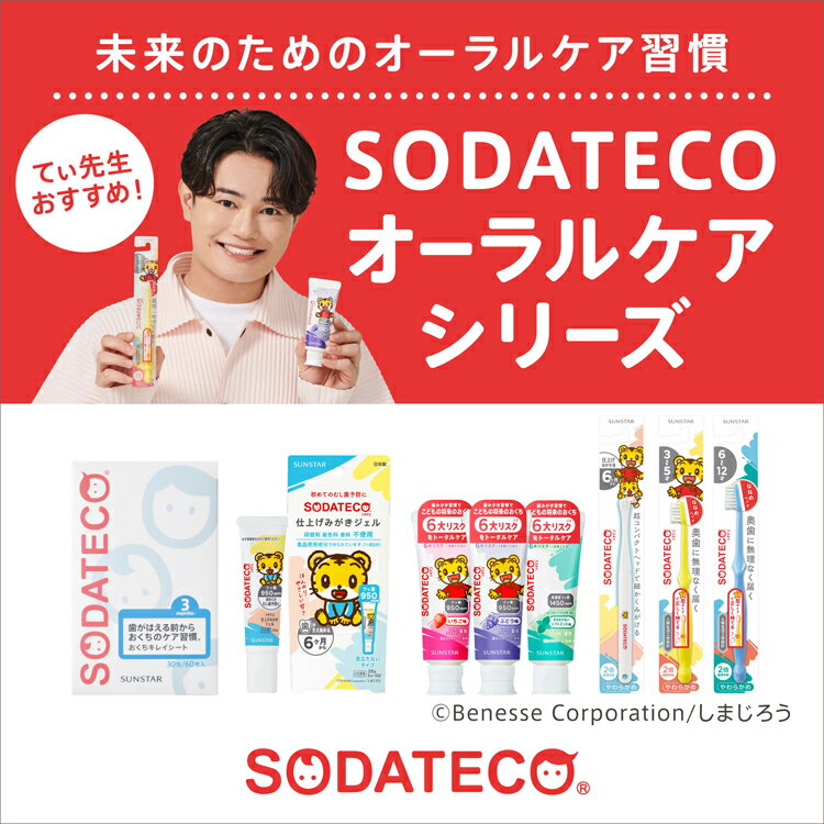 【3個セット】ソダテコ仕上げみがきジェル 25g 25314ソダテコ 歯磨き 歯みがき粉 ...