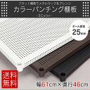 【25日最大P18倍】メタルラック棚板 幅61cmタイプ(ポール直径25mm)パンチング棚板 PT-61T 610×460 白・黒・ブラウン【D】【KO】 [収納 追加棚板 キッチン ランドリー インテリア シェルフ ラック スチール] スチールラック スチールシェルフ ハンガーラック