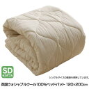 布団カバー セミダブル 洗える 暖かい 敷きパッド セミダブル 敷きパッド あったか ベッドパット シーツ フランス ウォッシャブル ウール100%ベッドパット布団 羊毛 セミダブル 日本製 ウールマーク 10BP850-SWIR【B】【代引不可】