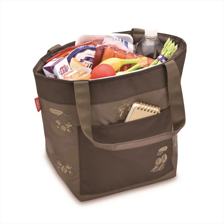 ソフトクーラー 17L REZ-017DSクーラーボックス ポケット付き キャンプ ピクニック 保冷 断熱 コンパクト 折りたたみ バーベキュー 防災 サーモス ブラウン グレー【D】通販格安セール情報 楽天 通販