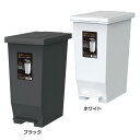 【最大37%OFF】エバン密閉ペダルペール45L 台所 ペール ゴミ箱 パッキン付 密閉 ペダル 防臭 45L アスベル ブラック ホワイト 一人暮らし[250...