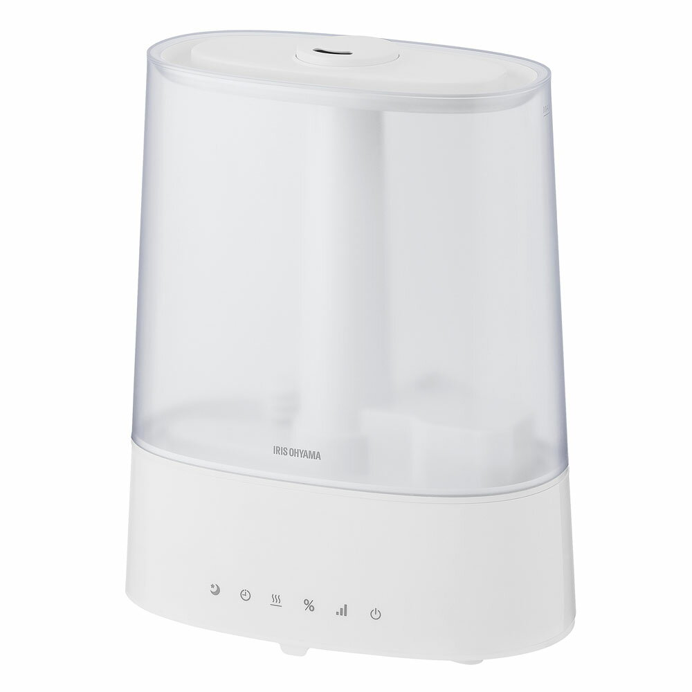 楽天市場】アイリスオーヤマ 加湿器 スチーム式 ahm-mh60-w（季節