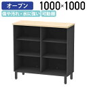 【法人宛限定】オープン収納カウンター Stazioneシリーズ W1000 D400 H1000 受付カウンター サービス台 受付台 電話台 傷や汚れや水に強い...