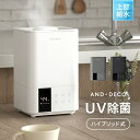 クーポンSALE開催中／バナーから会場へ 加湿器 ハイブリッド 大容量 除菌 卓上 おしゃれ 加熱式 アロマ 上部給水 リモコン付 ハイブリッド加湿器 静音 ヒーター機能 アロマ対応 静音 省エネ 空焚き防止 タイマー付き 超音波 上部給水 加熱式 2021 最新型