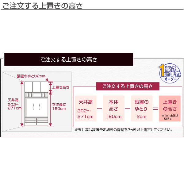 壁面収納 キャビネット 【 MG3-storage 】 フィラーBOX 幅60cm 奥行62cm 高さ20-28cm 上置き フィラーボックス D62 FB60 H20-28 MGver.3 【代引不可】【受注生産品】 [3]