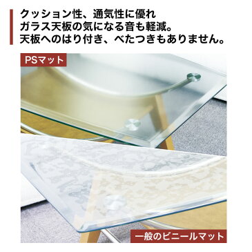 PSマット 2mm厚 幅(〜60以下)×奥行(〜90以下)cm以内 ◆角型特注◆ 学習机マット 学習デスクマット PSマット テーブルマット 透明 テーブルクロス 透明 オーダーサイズ オーダー対応 勉強机 学習机 パソコンデスク クリア シート